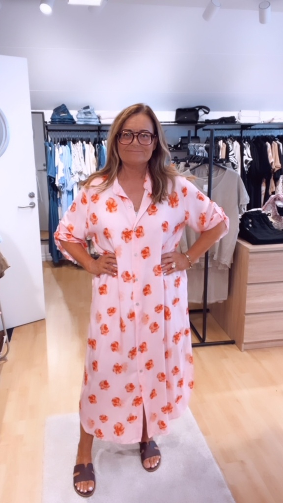 Nellie dress, Rosa