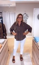 Dolly linneskjorta, Brun