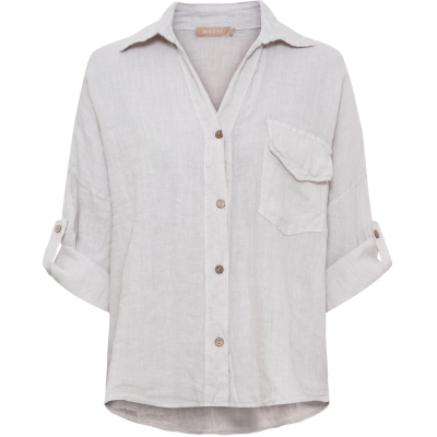 Dolly linneskjorta, Beige