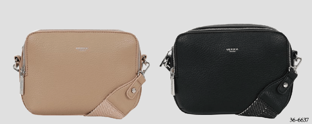 Väska 36-6637 Beige Svart
